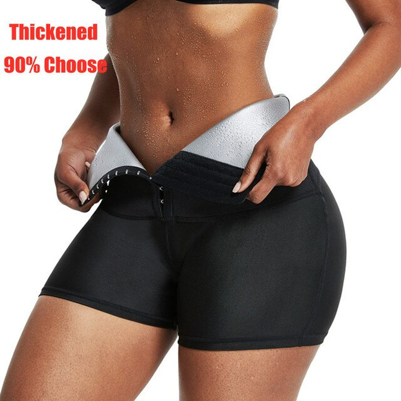 Sweat Sauna Pants Body Shaper Weight Loss Slimming Pants Waist Trainer Shapewear Tummy Hot Thermo Sweat Leggings Fitness Workout