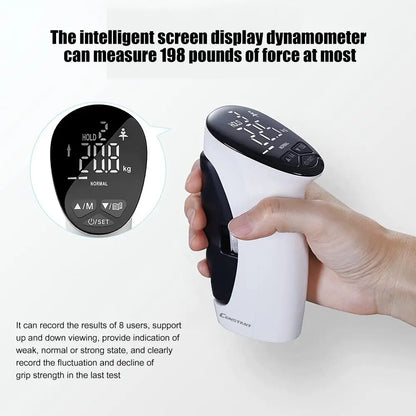 Digital Electronic Dynamometer Hand Grips Strength Trainer Counting Gripper Strength Measurement Meter Auto Capturing Hand Grip